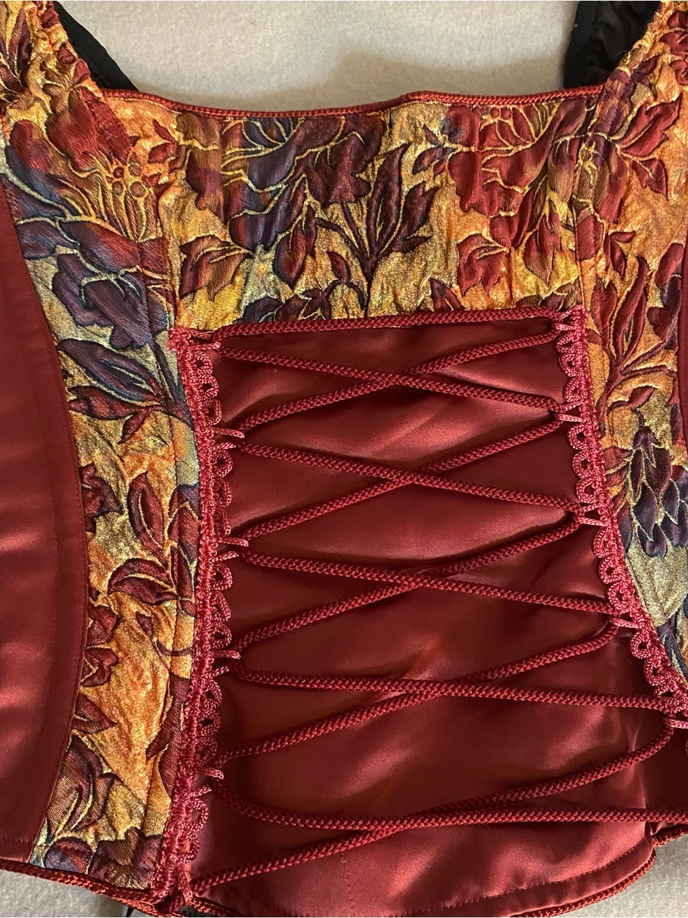 Cadolle Miss C Neiman Marcus Floral Corset Bustier Top